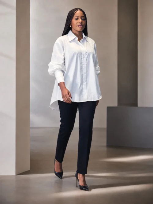 Sandy Oversize – Blanc – Vue 8