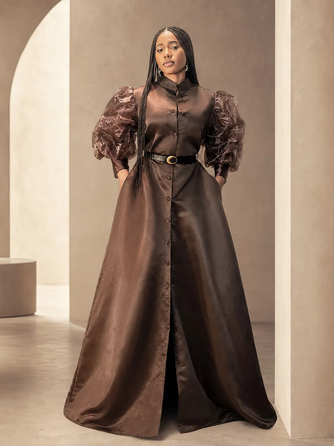 Longue Anicette – Marron – Vue 10